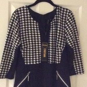 Black and white dress